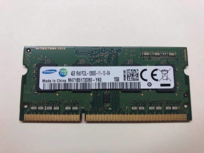 SAMSUNG M471B5173QH0-YK0 SamSung 4GB 1Rx8 PC3L-12800S,1600Mhz, SODIMM-204P (MX15GARA-B6ND