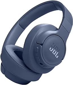 JBL Tune 770NC - Adaptive Noise Cancelling with Smart Ambient Wireless Over-Ear Headphones, Bluetooth 5.3, Up to 70H Battery Life with Speed Charge, Lightweight, Comfortable & Foldable Design (Blue)