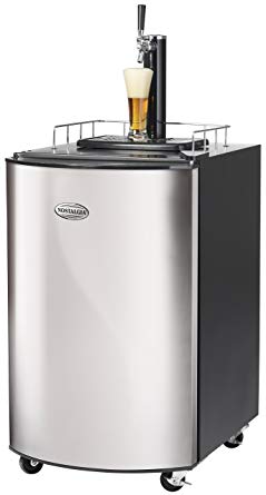 Nostalgia KRS2150 Full Size Kegorater Stainless Steel Draft Beer Dispenser