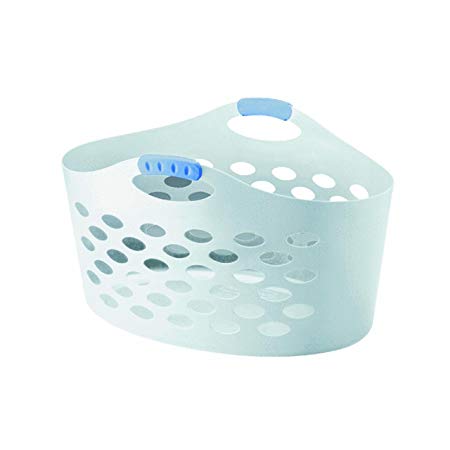 Rubbermaid Flex 'N Carry Laundry Basket - White Home