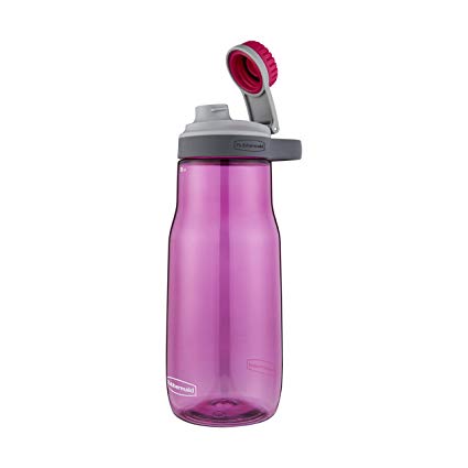 Rubbermaid Leak-Proof Chug Water Bottle, 32 oz, Tart Pink