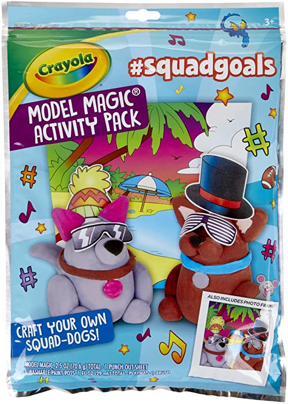 Crayola Model Magic & Paint Set, Dogs, Modeling Clay Alternative, Gift for Kids