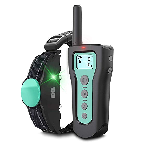 BESTHING Dog Training Collar, 1000ft Remote Dog Shock Collar, 100% Waterproof Rechargeable Beep/Vibra/Electric Shock