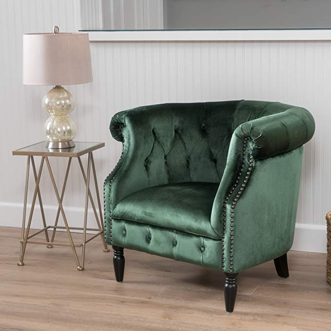 Christopher Knight Home 300885 Akira-Ckh Arm Chair, Emerald