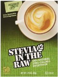 Stevia Sweetener In The Raw 50 Count Package