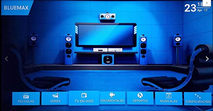 IPTV Bluemax Service 12 Months Activation, Renewal Subscription/Bluemax Application/Movie/Serie/European - USA and Latin Live Channels HD/Documentals English/Spanish Works on Android Device