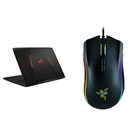 ROG Strix GL502VM 15.6" G-SYNC VR Ready Thin and Light Gaming Laptop & Razer Mamba Tournament Edition - Chroma Ergonomic Gaming Mouse bundle