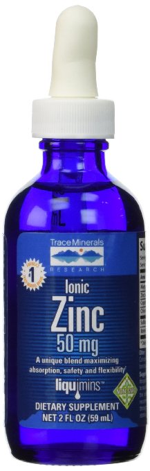 Trace Minerals Research Ionic Zinc -- 50 mg - 2 fl oz