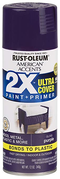 Rust-Oleum 327899 American Accents Spray Paint, 12 oz, Gloss Purple