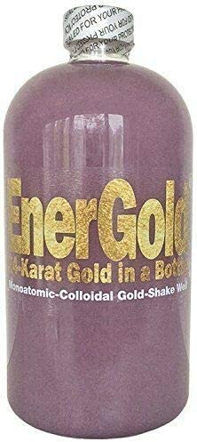 EnerGold® World's ONLY Pure-Gold-Based ORMUS Deep-Purple Manna Monoatomic-Colloidal Gold - with Platinum, Silver, Copper