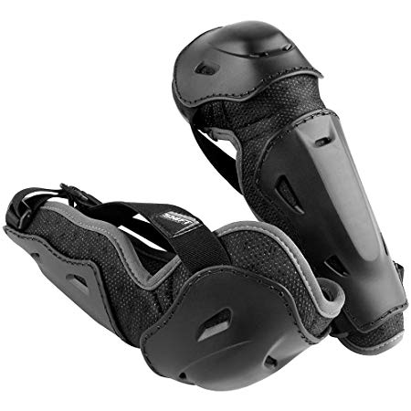 Shift Racing Enforcer Youth Elbow Guard MX/Off-Road/Dirt Bike Motorcycle Body Armor - Black / One Size