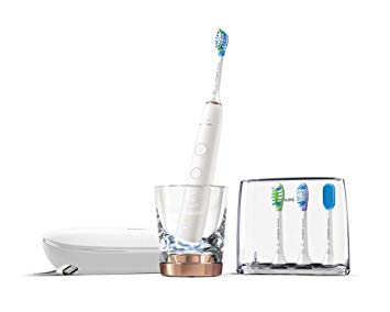 Philips Sonicare Diamondclean Smart 9750 Rechargeable Electric Toothbrush, Rose Gold HX9924/65