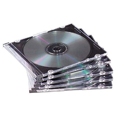 mediaxpo Brand 400 Slim Black CD Jewel Cases
