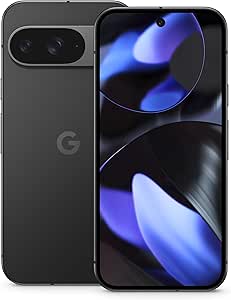 Google Pixel 9 - Unlocked Android Smartphone with Gemini, 24-Hour Battery, Advanced Camera, and 6.3" Actua Display - Obsidian - 128 GB (Renewed)