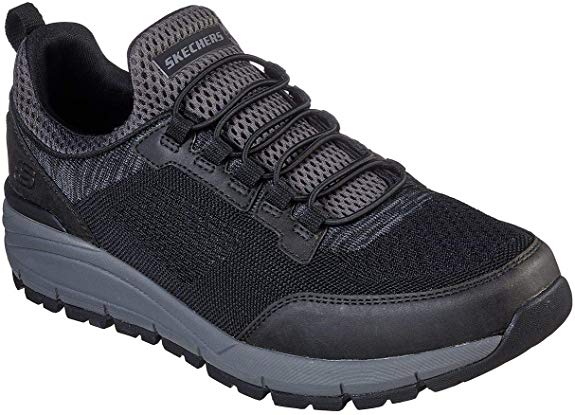 Skechers Men's Volero-Sermon Knitted Slip on Sneaker