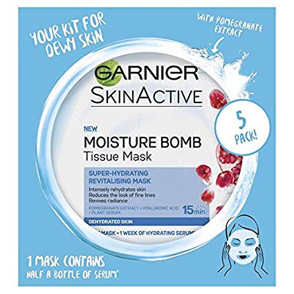 Garnier Pomegranate Sheet Mask Multipack x5