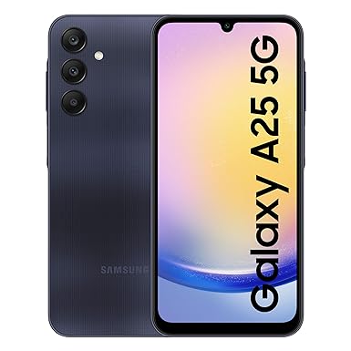 Samsung Galaxy A25 5G (Blue Black, 8GB, 128GB Storage) | 50 MP Main Camera | Android 14 with One UI 6.0 | 16GB Expandable RAM | Exynos 1280 | 5000 mAh Battery