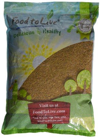 Food To Live  Fenugreek Seeds Methi 10 Pounds