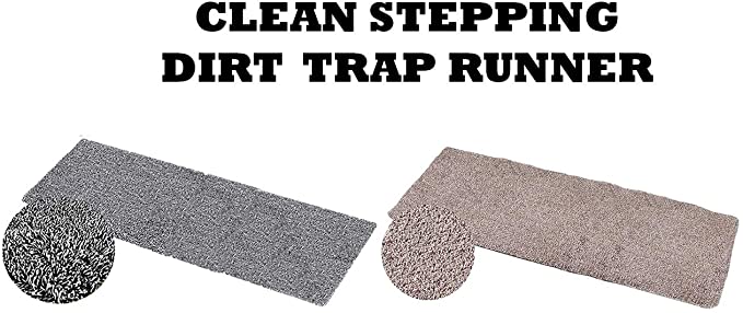 Clean Stepping Dirt Trap Runner Tan