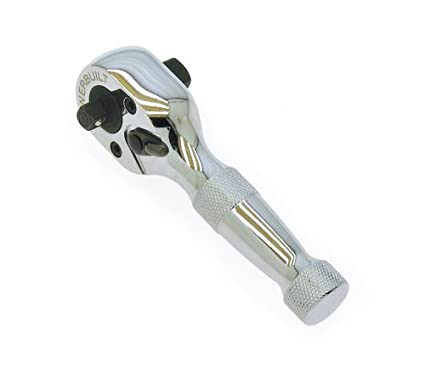 Powerbuilt - 1/4" x 3/8" Dual Drive Little RATCHET Handle, Hand Tools, Sockets - Drive Tools, Sockets - Asst Drive (940931)