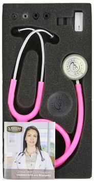 Prestige Medical Clinical Lite Stethoscope Hot Pink