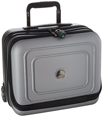 Delsey Luggage Cruise Lite Hardside 2 Wheel Underseater with Front Pocket, Platinum