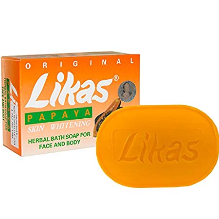 Original Likas Papaya Skin Whitening Herbal Soap 135g - One Large Bar