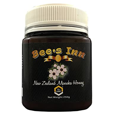 Bee's Inn Manuka Honey UMF 15 , 250g (8.8 oz), UMF Certified, Pure Natural Raw Manuka Honey from New Zealand, Best Manuka Honey Imported for TUFF BEAR