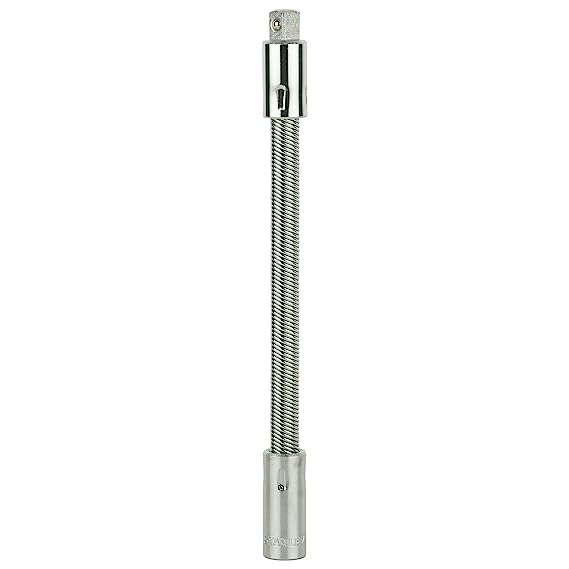 STANLEY STMT86001-8B 1/4-inch 150mm Chrome Vanadium Steel Flexible Extension Bar (Silver)