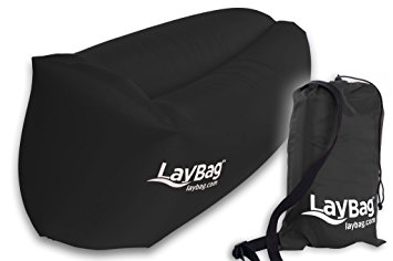 LayBag Air Chair - Lightweight Air Hammock and Waterproof Inflatable Lounger, Take this Inflatable Chair anywhere with the Free Carrying Bag