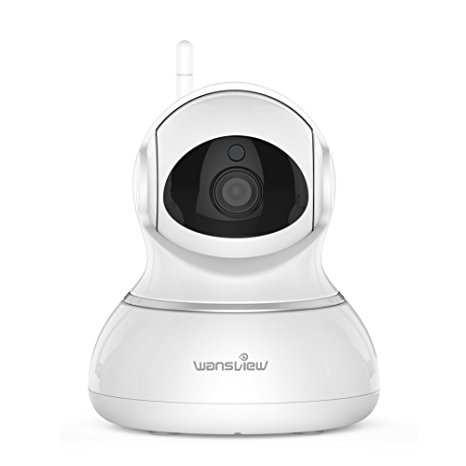 Wansview Wireless IP Camera, WiFi Home Security Surveillance Camera for Baby /Elder/ Pet/Nanny Monitor, Pan/Tilt, Two-Way Audio & Night Vision Q3 (White)