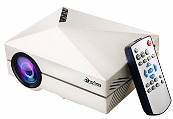 ELEPHAS EPR60 Mini Portable LED Projector with HDMI cable, Full Color for Home Entertainment as Movie / TV / Games, White