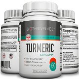 Bio Thrive Labs Turmeric Curcumin - Powerful Pure Natural Antioxidant Anti-Aging and Anti-inflammatory Natural Supplement - 60 Capsules