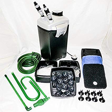 Hidom External Aquarium Canister Filter System 28w 1200 LPH - EX-1200 - Media Included