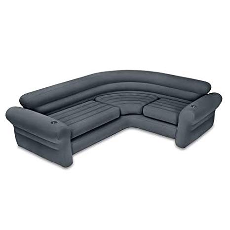 Intex Inflatable Corner Sofa, 101" X 80" X 30"