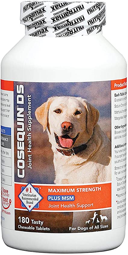 Cosequin DS Plus MSM Joint Health for Dogs - 180 Chewable Tablets
