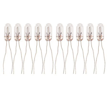 HOTSYSTEM T5-12v 95ma Car Mini Bulbs Lamps Indicator GM GMC Cluster Speedometer Backlight Lighting 10-Pack