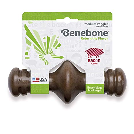 Benebone Zaggler Rolling Dog Chew Toy, Made in USA