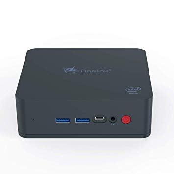 Mini PC Beelink U55 Windows 10 Pro Intel Core I3 5005U Processor Intel HD Graphics 5500/8GB RAM 512GB SSD/Dual HDMI/Dual WiFi/BT4.0/Fan (Supports Extended RAM & SSD)