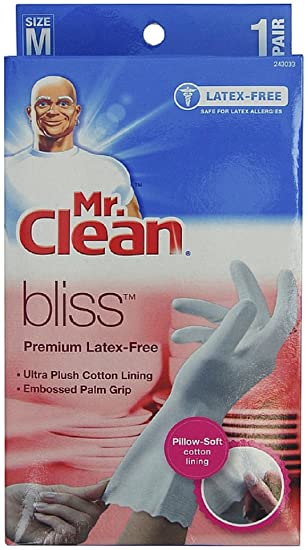 Mr. Clean Latex-Free Gloves Bliss Medium 3 Pairs