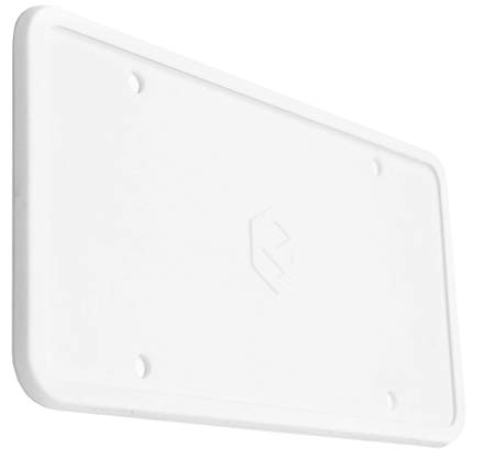 Rightcar Solutions Flawless Silicone License Plate Frame - Rust-Proof. Rattle-Proof. Weather-Proof. - White