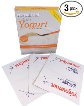 Yogourmet Freeze Dried Yogurt Starter, 1 ounce box (Pack of 3) (Packaging May Vary)