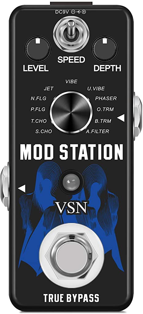 VSN Guitar Effect Pedal Mod Station Pedals Modulation pedal Digital With 11 Kinds Classic Effect for Electric Guitar
