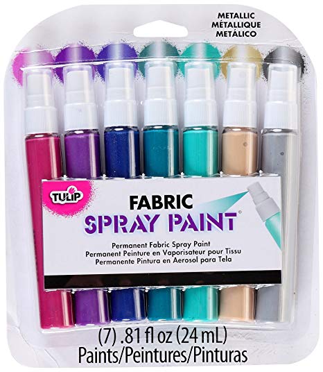 Tulip I Love To Create Fabric Mini Spray Paint Kit-Metallic