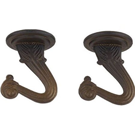 Westinghouse Lighting Corp 70454 2PK 1-1/2-Inch Swag Hook, Oil Rubbed Bronze