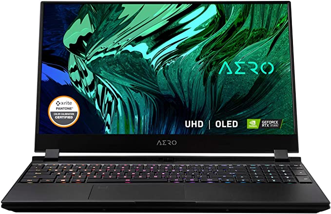 GIGABYTE AERO 15 OLED XC - 15.6" - Intel Core i7-10980HK - NVIDIA GeForce RTX 3070 Laptop GPU 8GB GDDR6 - 32GB RAM - 1TB SSD - Windows 10 Pro - Creator & Gaming Laptop (AERO 15 OLED XC-8US5450SP)