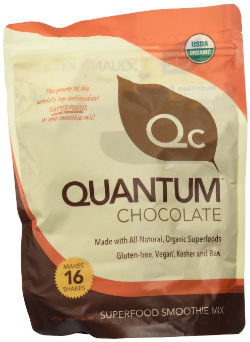 Quantum Chocolate Organic Non GMO Superfood Smoothie Mix