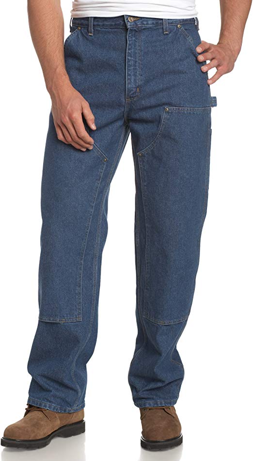 Carhartt Men's Logger Washed Denim Dungaree Pant