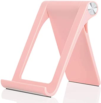 Desktop Cell Phone Stand Holder - Uniwit Multi-Angle Adjustable Phone Desk Stand Tablet Holder for iPhone 12 11 Pro Max XS XR 8 Plus 6 7 Samsung Galaxy S10 S9 S8 S7 Edge S6 Android Smartphone