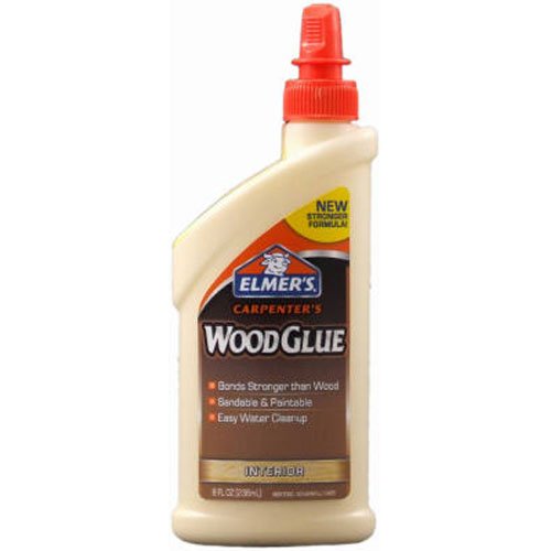 Elmer's E7010 Carpenter's Wood Glue, Interior, 8 Ounces